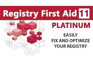 AVANQUEST/ROSE CITY SOFTWARE Registry First Aid 11 Platinum - Repair your registry for a faster and more stable PC! Windows 10|8|7|Vista|XP [Download]