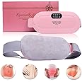 swadesi krafts Period Cramp Relief Massager & Heating Pad for Period Cramps Portable Cordless Periods Cramps Relief Machine 3-Temp. & 4-Massage Mode