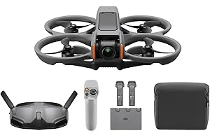 DJI Pack Avata 2 Explorer (3 baterías), dron FPV con cámara 4K, experiencia inmersiva, acrobacias con un toque, FOV de 155°, dron con cámara con Goggles Integra y RC Motion 2