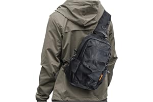 SZSYCN Mochila bandolera para hombres y mujeres, mochila impermeable con correa para el hombro, mochila multiusos con puerto de carga USB para senderismo, caminar, ciclismo, viajes, ciclismo