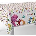 CONVER PARTY - Pocoyo & Nina Plastic Tablecloth - Pocoyo Birthday Decoration - Party Supplies - Children's Parties, Celebrations and Birthdays - 1 Unit - 120 x 180 cm