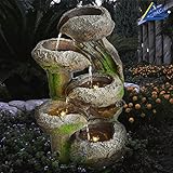 Das beruhigende Rauschen des Wassers verleiht jeder Umgebung eine besondere Note. Fließendes Wasser wirkt sich nicht nur positiv auf die Stimmung aus, sondern liefert auch ein angenehmes Mikroklima an heißen Sommertagen drinnen wie draußen. Im Herbst und im Winter schafft der Brunnen mit seinem fließenden Wasser eine optimale Luftfeuchtigkeit in den Räumen. So ist dieser Wasserbrunnen nicht nur dekorativ, sondern auch nützlich und gesundheitsfördernd.