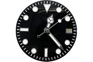 HMHAMA 29mm Luminous Watch Dial & Watch Hands Kits for NH35 Movement Repair Parts