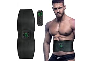6Modes 15Level Elektrisk Buktoning Belt Ems Kropp Slimming Massage Belt Värme Varm Mag Buk Muskelstimulator