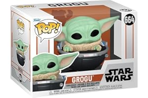 Funko POP, Vinyl, Star Wars, The Mandalorian S9, Grogu (The Child, Baby Yoda), Figura in Vinile da Collezione, Regalo, Merchandising Ufficiale, Giocattoli per Bambini e Adulti, TV Fans