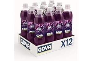 Goya Refresco Uva 6 x 500ml, Formato Práctico Ideal para Compartir, Refrescante y Auténtico