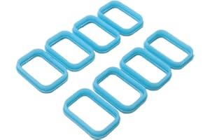 BIAREN 8x Intake Inlet Manifold Gasket For Ford Transit Mk6 Mk7 Mk8 Transit Custom Mondeo Mk3 Fiat Ducato Citroen Relay Peugeot Boxer Land Rover Defender Jaguar X-Type 1138392 XS7Q8565AA LR018370