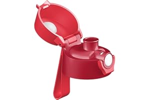 JARLSON® Replacement Lid Chug Spout for the Mali Stainless Steel Drinking Bottle from Jarlson – Replacement Part – Red