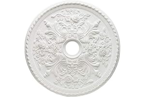 WESTINGHOUSE LIGHTING 77754 71, 1 cm Médaillon de plafond à finition en Blanc