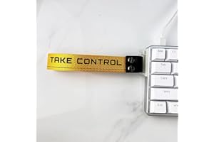 SUMGSN Cinghie per tastiera Wooting 60he ATK68 con bottoni automatici per tastiera meccanica 60%, 65%, 75%, 85%, 95%, colore giallo