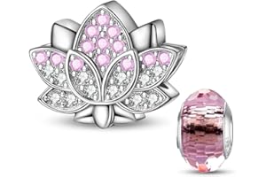 HappyStar Breloque en argent sterling 925 pour bracelets et colliers Pandora - Cadeau de fête des mères pour femme (avec une breloque intercalaire)