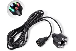 CLGarden LED Ring Licht RGB Multicolor für LED Springbrunnen Set Beleuchtung