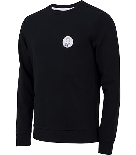 Paris 2024 Olympics Le Coq Sportif Crew Sweat - Black