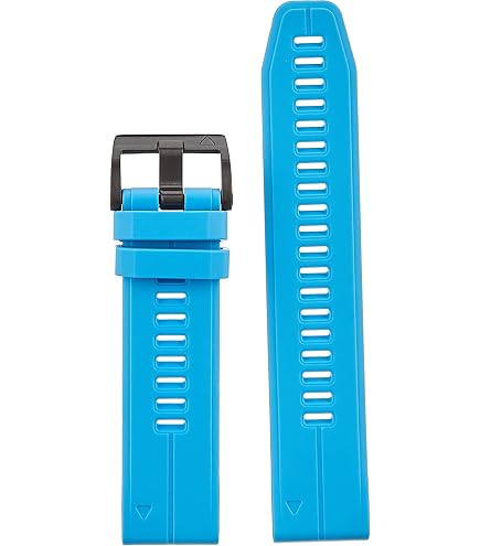 Garmin QuickFit Hologebandje (26mm), geschikt voor geselecteerde fēnix-, epix-, Descent-, D2-, Instinct-, Forerunner- en Tactix series smartwatches, Originele accessoire, Silicone, Granite Blue