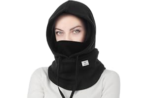 COMIANO Balaclava Cagoules pour Le Cou Doux Réchauffeur Balaclava Capuchon Sports de Plein Air Coupe-Vent pour Le Visage pour Hommes Femmes