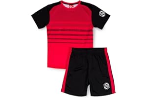 ALPHADVENTURE Conjunto Deportivo Niño, Chándal, Camiseta Manga Corta y Pantalón Corto - De 6 hasta 14 años