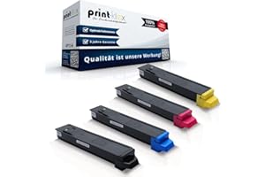 4X Print-Klex Alternative XXXL Tonerkartuschen Kompatibel für Kyocera ECOSYS M 8100 Series ECOSYS M 8124 cidn TK8115 TK-8115K TK-8115C TK-8115M TK-8115Y Black Cyan Magenta Yellow - Office Plus Serie