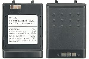 VINEYUAN BP-180 NI-MH Batteria per ICOM C-F3 IC-F4 IC-W31E IC-W32 IC-W32A IC-W32E IC-Z1 IC-Z1A Batteria di ricambio per radio bidirezionali