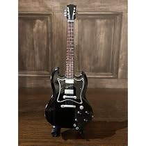 Guitare Miniature Les Paul Gold - Réplique De Collection 25cm - Modèle 1957 Avec Support - Non Jouable