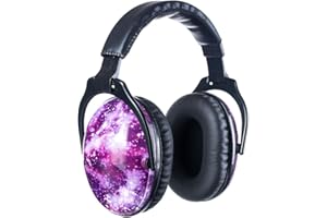 PROTEAR Protection auditive pour enfant - Casque de protection contre le bruit - Réglable - Pliable - Pour jeu de sport - Avec protection auditive SNR 28 dB (nébula)