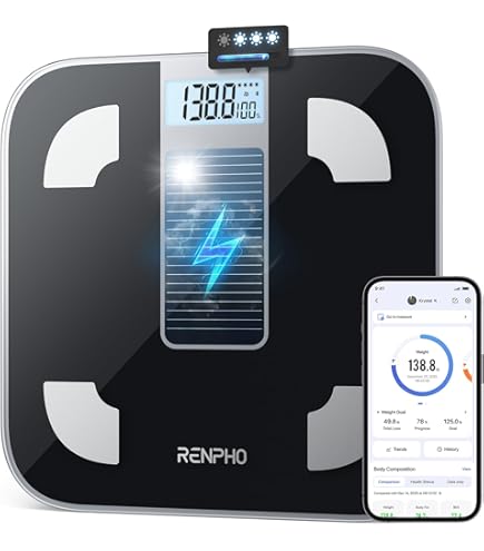 Tefal Bilancia connessa, 10 indicatori del corpo, Applicazione connessa, Uso semplice, Numero illimitato di utenti, Capacità 180 kg, Graduation 100 g, Goodvibes Life+ BM9620S1