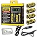 Produktbild Bundle: NiteCore IntelliCharger i4-2016 version w/4x IMR 7A Batteries +Car & Wall Adaptors