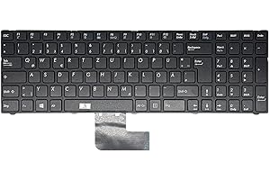 T-ProTek DEUTSCHE - Schwarz Tastatur Keyboard kompatibel für Model: MP-13A86D0-528