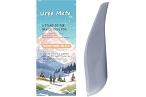 Lily Brown Urinoirs debout réutilisables pour femmes - Entonnoir pour urinoir debout pour voyage, camping, randonnée