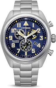 Citizen Orologio Analogueico Quarzo Uomo con Cinturino in Titanio AT2480-81L  : Amazon.it: Orologi