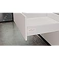 Volo Soft Close Tandem Drawer Box for Kitchen with Double Gallery, innotech Basket for Modular Kitchen/Soft Close Drawer Metal Drawer System with Load Capacity Upto 40 Kg (Depth 550mm, Height 8 Inch)
