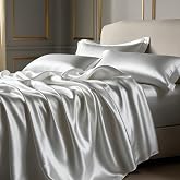 Silky Elegance | Silk Satin Pillowcase Set - 50x70 cm | Luxury Comfort and Elegance (White, Standard)