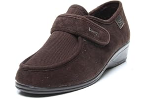 Doctor Cutillas 771 - Zapato Velcro Licra Marrón mujer, color marr?n, talla
