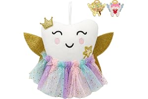 HOVCEH Tooth Fairy Soft Toy, tandfe, gosedjur med mynt