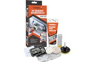 Visbella – HG0086AC1B DIY strålkastare restaureringssats förnyelse med skyddsmedel Fix avlägsnar buffert och polering molnbel