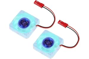 Seamuing Ventilador Raspberry Pi 4 Ventilador LED 5V 30 mm Disipador de Calor para Raspberry Pi 4B / 3B + / 3B / 2B + (2 Piezas)
