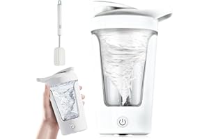 VAILEAL Shaker Elettrico 450 ml: Frullatore Automatico per Proteine, USB Ricaricabile Con Bottiglia
