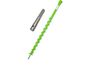 WERHE Perceuse de Terre avec Support SDS Max 40 mm Pointe de Foret Robuste Perceuse de pieux 40mm