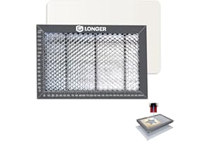 LONGER Table de travail en nid d'abeille plus longue, 11,8 "x 7,8" x 0,86 "table en nid d'abeille pour CO2 ou diode laser machine de gravure machine de découpe