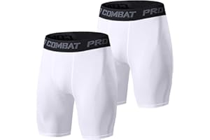 Towintec Pantaloncini a Compressione da Uomo Palestra Collant Sportivi da Corsa Intimo Allenamento Atletico Running Spandex Strato di Base Breve per Ciclista Basket Pallavolo Corsa