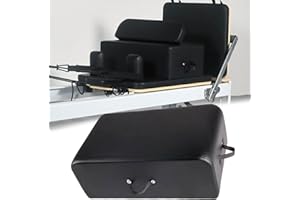 VBVARV Pilates Reformer Sitting Box, Reformer Accessory for Exercises That Advance Range of Motion