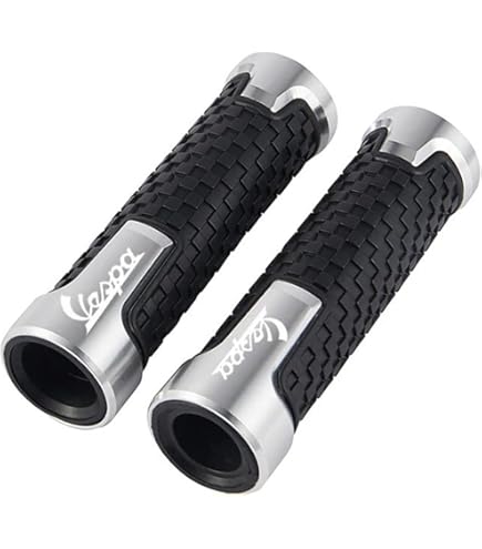 Original Vespa Griffe Schwarz - Paar Handgriffe Für Vespa Px 125-150cc, Piaggio Ersatzteil