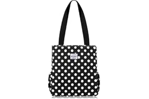 HAWEE Mode Femme Sac à Bandoulière Grande Capacité Sac D'épaule Léger Sac Fourre-Tout avec Zip Loisir Sac à Provisions Imperméable Sac à Main pour Voyage Travail Ecole Vie Quotidienne Camping Plage