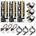 Produktbild 4 Pin PCI-E 1X zu 16X Enhanced Powered Riser Adapter-Karte & USB 3,0 Extension Cable & PIN auf SATA Power Cable & GPU Riser Adapter - Perfekt für GPU Graphic Card Express Astraleums Mining ETH (3 Stücke)