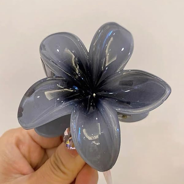 WACHLL Schmetterlings-Haarspangen – Matte Acryl-Clips, Mittelgroß, Für Dickes Haar – Bequeme & Stylische Haarklammern Für Damen