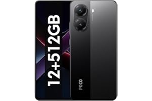 XIAOMI POCO X7 Pro - Smartphone de 12+512GB, Pantalla CrystalRes 1.5K 120Hz AMOLED, MediaTek Dimensity 8400-Ultra, Cámara de 50 MP, 90W HyperCharge, Cargador no Incluido, Negro (Versión ES)