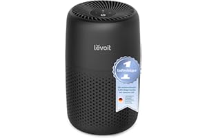 ‎LEVOIT LEVOIT Luftreiniger mit Aromatherapie, Air Purifier für Schlafzimmer, 3-in-1 HEPA Aktivkohlefilter gegen Schimmel und Staub, Energieverbrauch 7W, leiser Betrieb, 3 Geschwindigkeiten, Core Mini Schwarz
