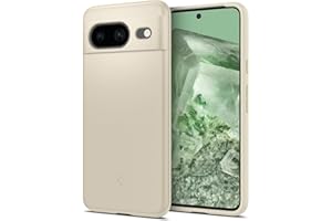 Spigen Thin Fit etui kompatybilne z Google Pixel 8 – matowe beżowe