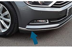 AUTOLINE ACCESSORIES Chrome Front Bumper Trims To Fit Passat B8 (2016+)