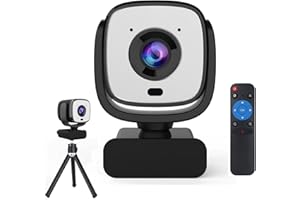 Nolansend 4K Webcam or 1080P/2K AI Webcam for PC, AI Auto,with remote control, White Balance, Webcam with Microphone, Plug & Play, 4K Web Camera for Laptop/Desktop, Video Calling,Conferencing