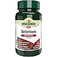 Natures Aid Selenium Tablets 200ug - High Potency Antioxidant Immune Support Supplement - Supports Thyroid Health Metabolism Wellness - Vegan Gluten-Free Non-GMO Natural Supplement - 90 Tablets